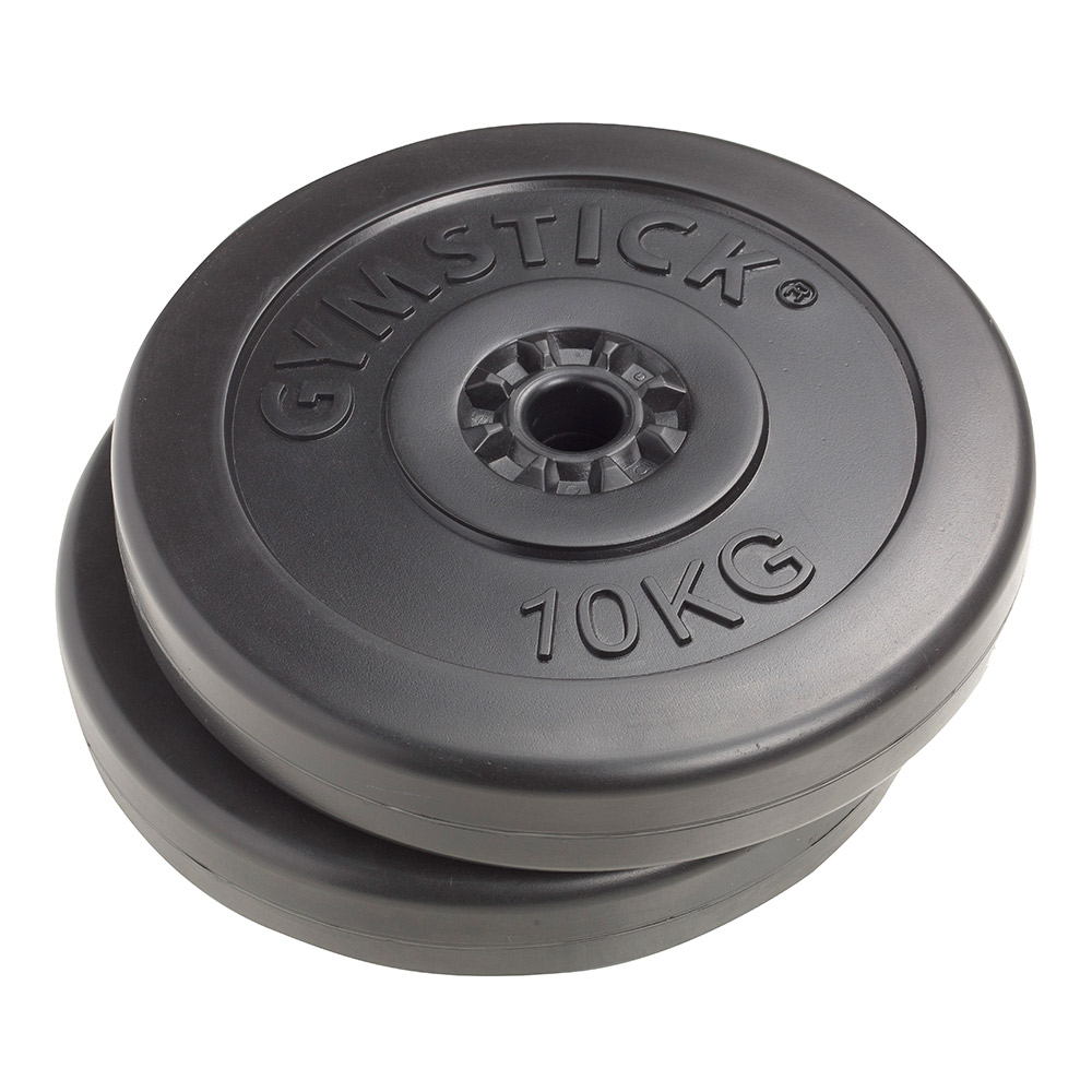 Viktskivor Gymstick 2x10 kg Vinyl